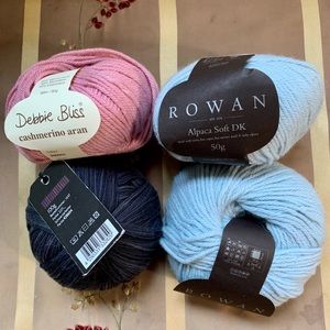 European Luxury Yarn! Mixed Lot of 4 balls!